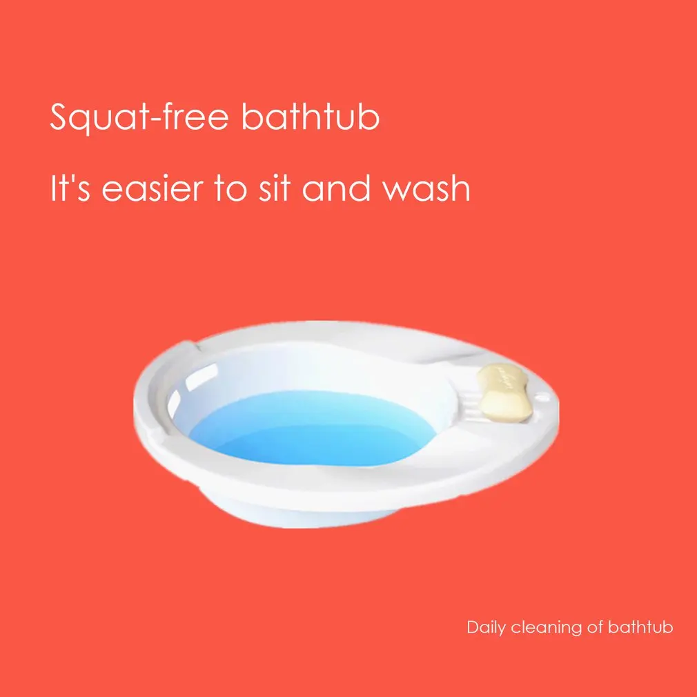 Household Multi-Purpose Portable Bidet Toilet Plastic Tub Men And Women Clean Body Bidet Free Sitting Basin