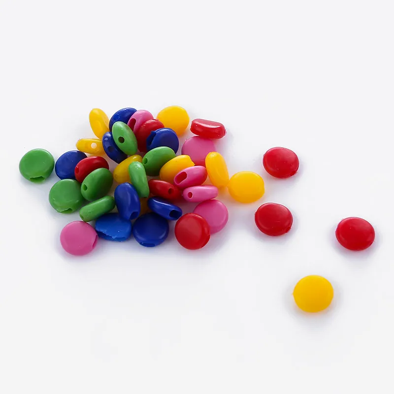 100pcs 코드 스토퍼 플랫 버클 나선형 비즈 조정 미끄럼 방지 마스크 탄성 밴드 스토퍼 코드 잠금 탄성 밴드 액세서리