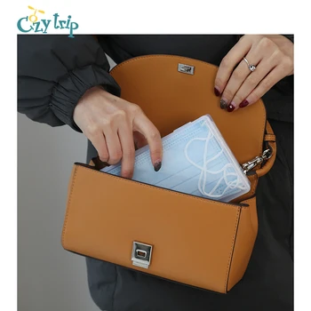 

Portable Anti Bacteria Dust-proof Face Masks Case Disposable Mouth Mask Organizer Travel Mask Storage Case