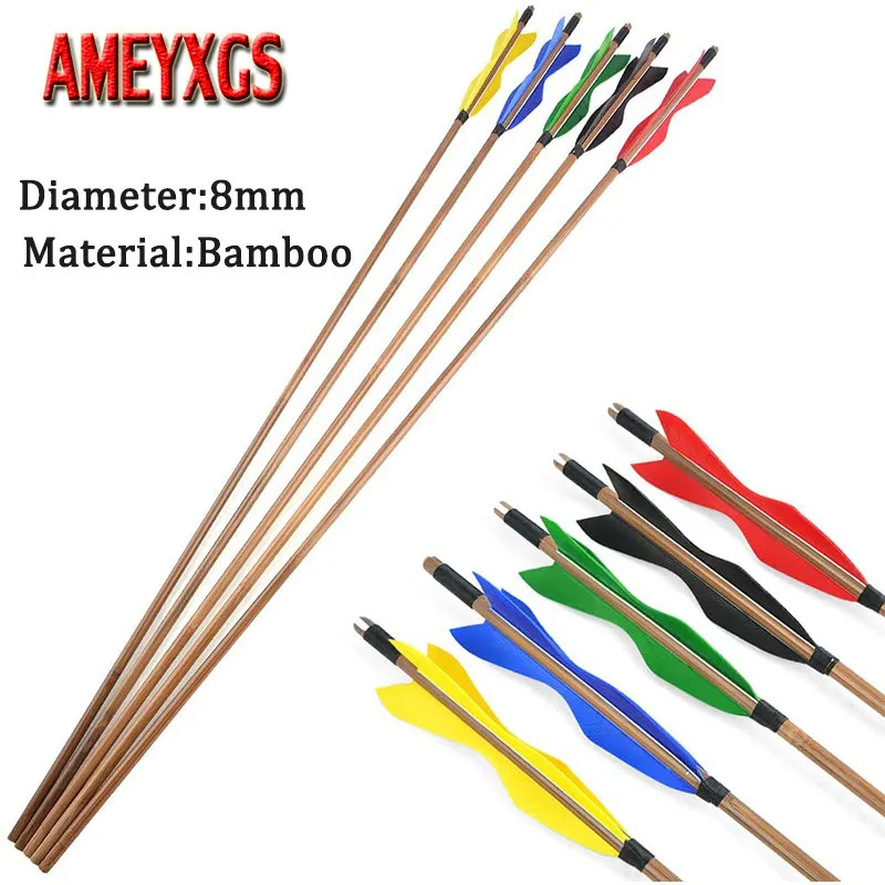 50x 5" Arrow Fletching LW Natural Turkey Feather for Bamboo Wood Carbon Arrows 