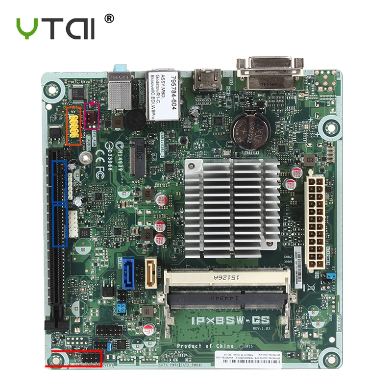 

For HP IPXBSW-GS desktop motherboard N3050 795784-001 795784-002 795784-003 100% tested intact