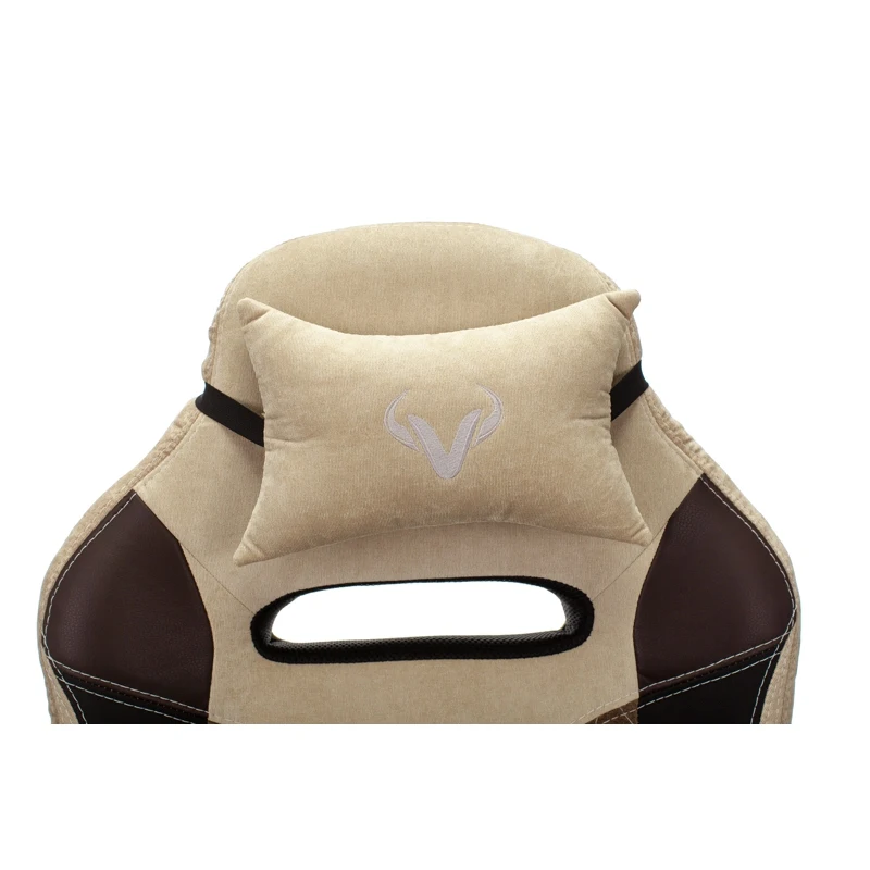 Кресло игровое БЮРОКРАТ VIKING 6 KNIGHT на колесиках ткань коричневый [viking knight