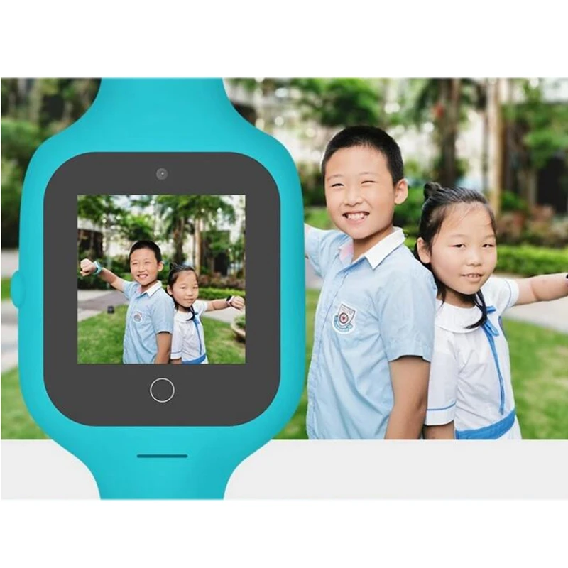 Press Screen S668 Kids Children Smart Watch 1.3 Inch 240 x 240 Gps Tracking Phone Sos Support Sim Card Smartwatch Phone Blue