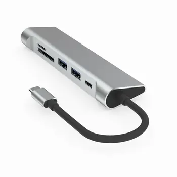 

1PC Usb C Adapter Sd / Tfhdmipd Ulc13M02 With 2 Usb 3.0 Ports Usb C Adapter Usb Type-C Adapter Durable Adapter