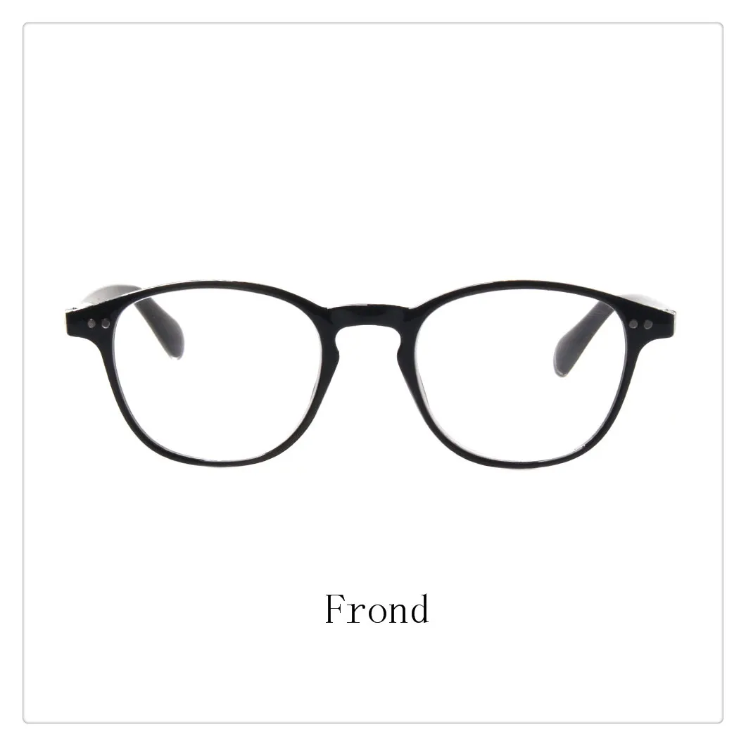 

2020 Spring Fashion Reading Mirror Plastic Round Frame Reader Multi-color Optional Diopters 1.0 2.0 6.5.0