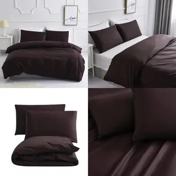 

230TC Bed linen cotton Solid color Parure duvet set bedding set bed set boho bed sheets bed cover sets duvet cover queen