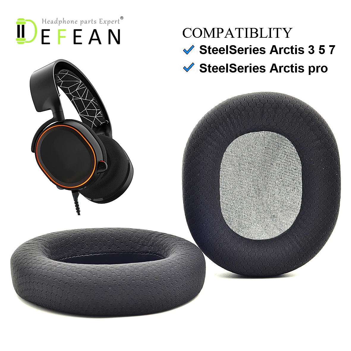 Ear Pads for SteelSeries Arctis 