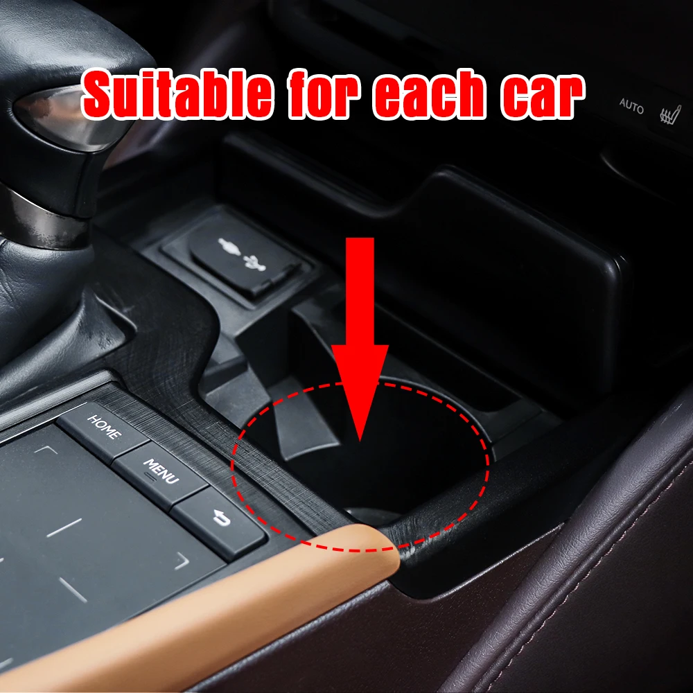 Car 1/2PCS Coasters Anti-Slip Pad Epoxy Cup Holder Mat For Chevrolet Cruze Lacetti Captiva Trax Impala Camaro Sonic Spark Sail