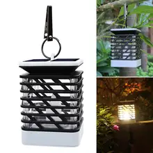 Открытый IP55 Водонепроницаемый 8 шт. светодиодный светильник на солнечных батареях Свеча лампа Автоматическое включение/выключение Сад Двор Газон теплый светильник ing украшение