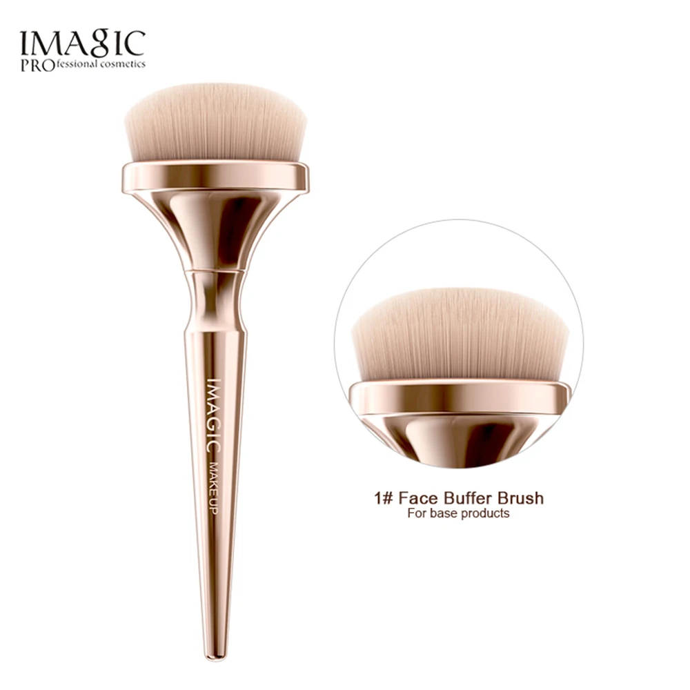 Online 9 Pcs Neue IMAGIC Make Up Pinsel Set Lidschatten Pinsel Make Up Tools Lose Pulver Blush Foundation Pinsel Hohe ende schönheit Make Up Tools