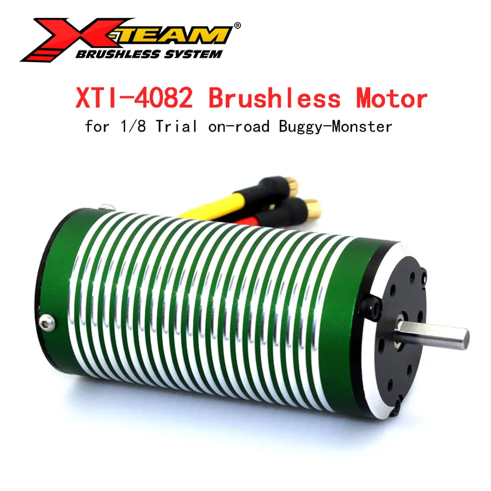 XTEAM Brushless Motor 4082 1450KV 1600KV 2000KV 2200KV BLDC Motor Electromotor for RC Cars 1/8