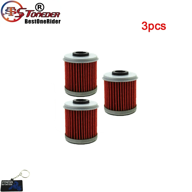 STONEDER Масляный фильтр для CRF150F 450X 250X 150R 250R 450R TRX450R 450ER CRF150RB TE310 250 310R TC250 250R TXC250 250R 310R - Цвет: 3pcs