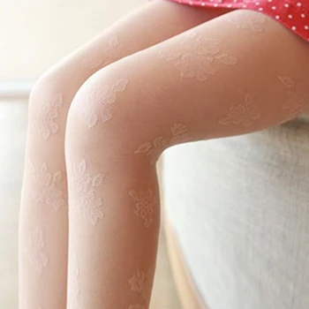 

Summer Children's Ultra-thin Stockings Fashion Rose Pantyhose Ultra-thin Mosquito-proof Stockings Crystal Girls