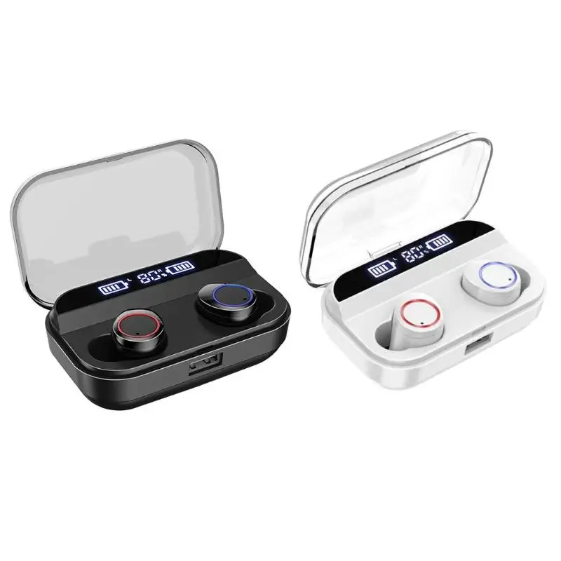 X11 TWS Digital Display Wireless Earphone High Quality Smart Bluetooth 5.0 Headphones Waterproof Sport Music Earset Charging Box