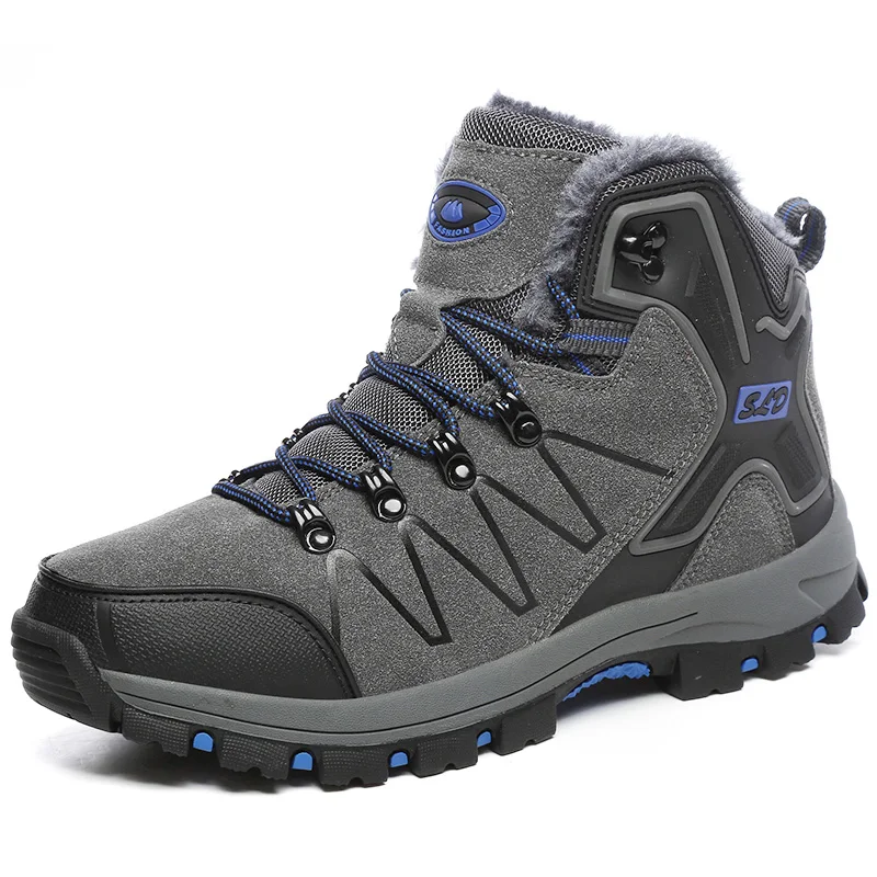 

Men's shoes outdoor casual high-top cotton shoes men's winter plus velvet warm sports shoes snow boots non-slip