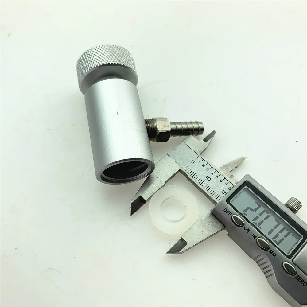 For Bubble Water Machine Soda Water Machine Co2 Small Gas Cylinder Charging Connector With 8mm Quick Connect Male Connector