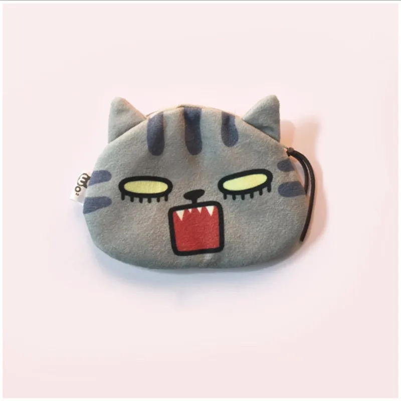 Мультяшное портмоне «кошка» Kawaii милый кошелек женский маленький кошелек для мелочи детская мини-сумка карман на молнии держатель для ключей
