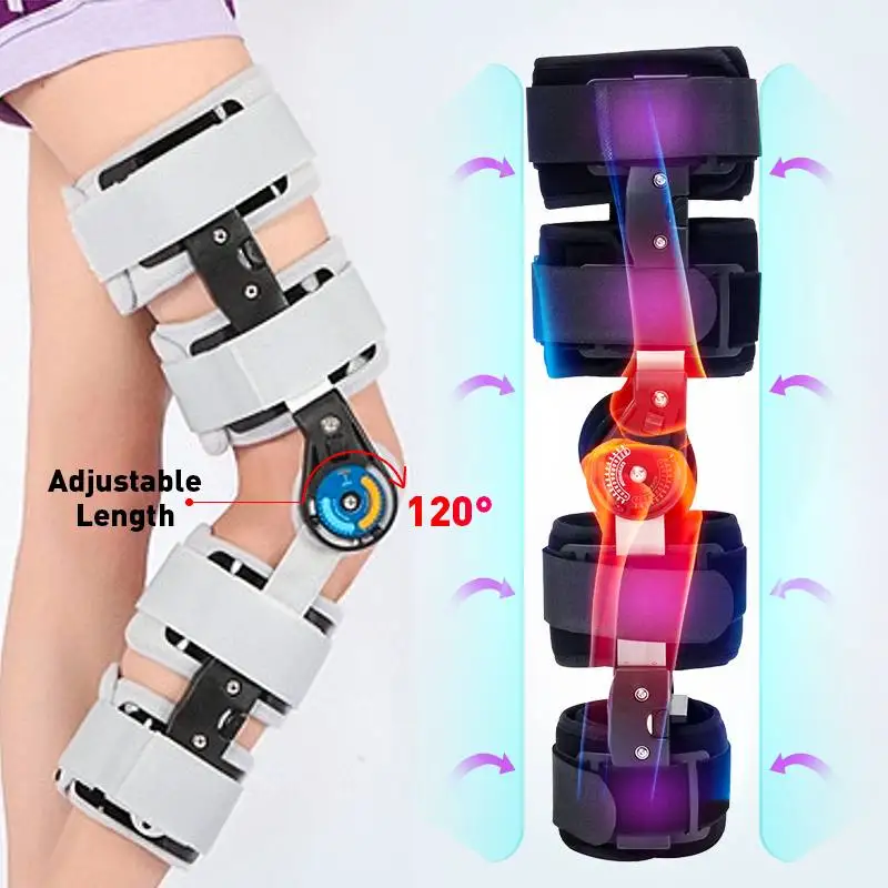 Medical Knee Brace For Arthritis Ligament Medial Hinged Knee Support Osteoarthritis Knee Joint Pain Sports Unloading Left Right ► Photo 3/6
