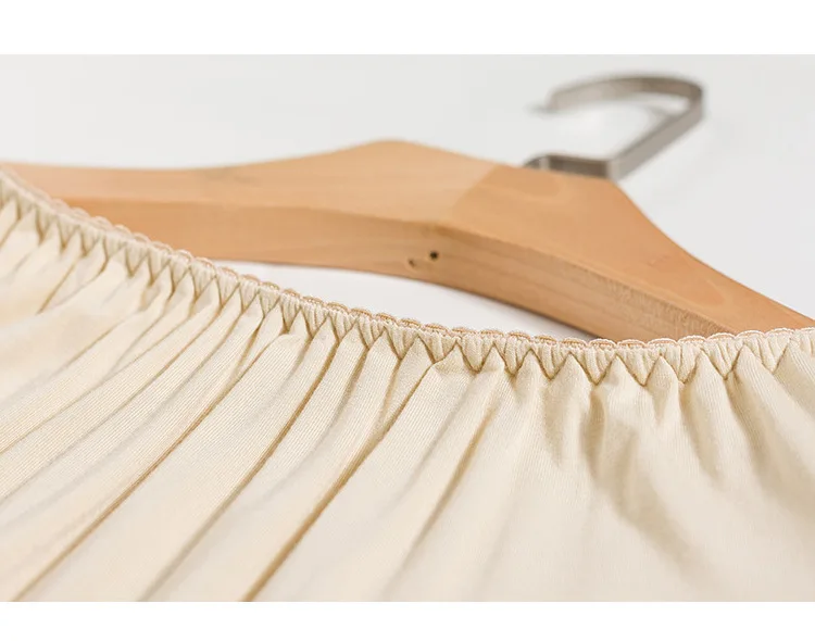 Inner petticoat white Hanfu elastic waist bottoming skirt modal underskirt for dress 40cm 50cm 60cm black half slip A line new
