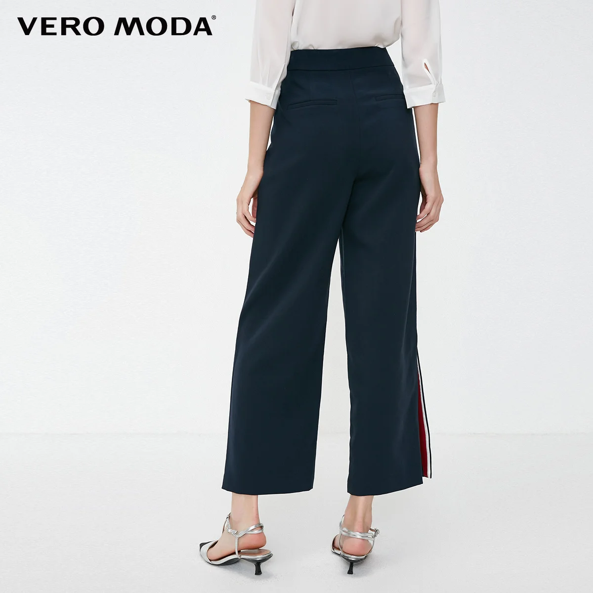 Vero Moda Новые брюки женские поступления OL стиль женские свободные брюки разных цветов Сплит повседневные брюки | 3183PL502