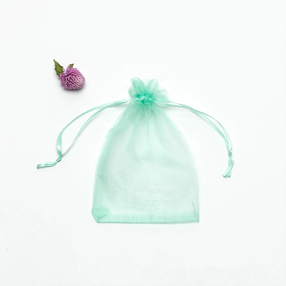 50PCS Garden Vegetables Fruit Grow Plants Protection Bags Anti-Bird Gardening Drawstring Netting Candy Grape Apple Mesh Pouch 