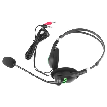 3.5 mm Headphone Wired Earphone with Microphone Noise Canceling Computer Headset Lightweight for Laptop PC School Children 1