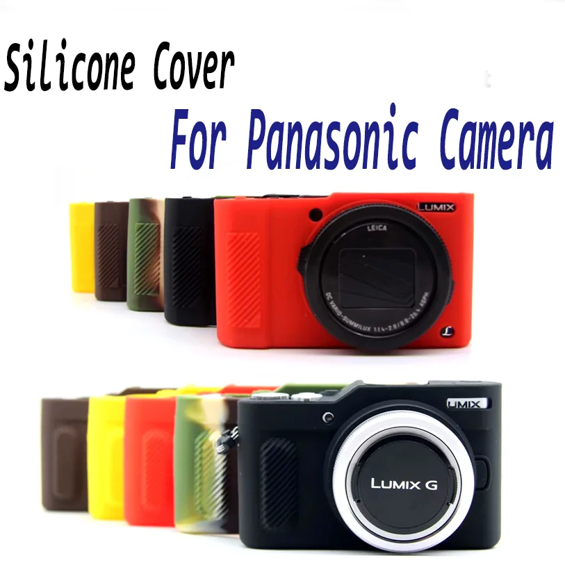Protective Cage Camera Case for Panasonic Lumix GF10 Soft Silicone Protective Case for Panasonic Lumix GF10 Case Cover Color : Yellow 