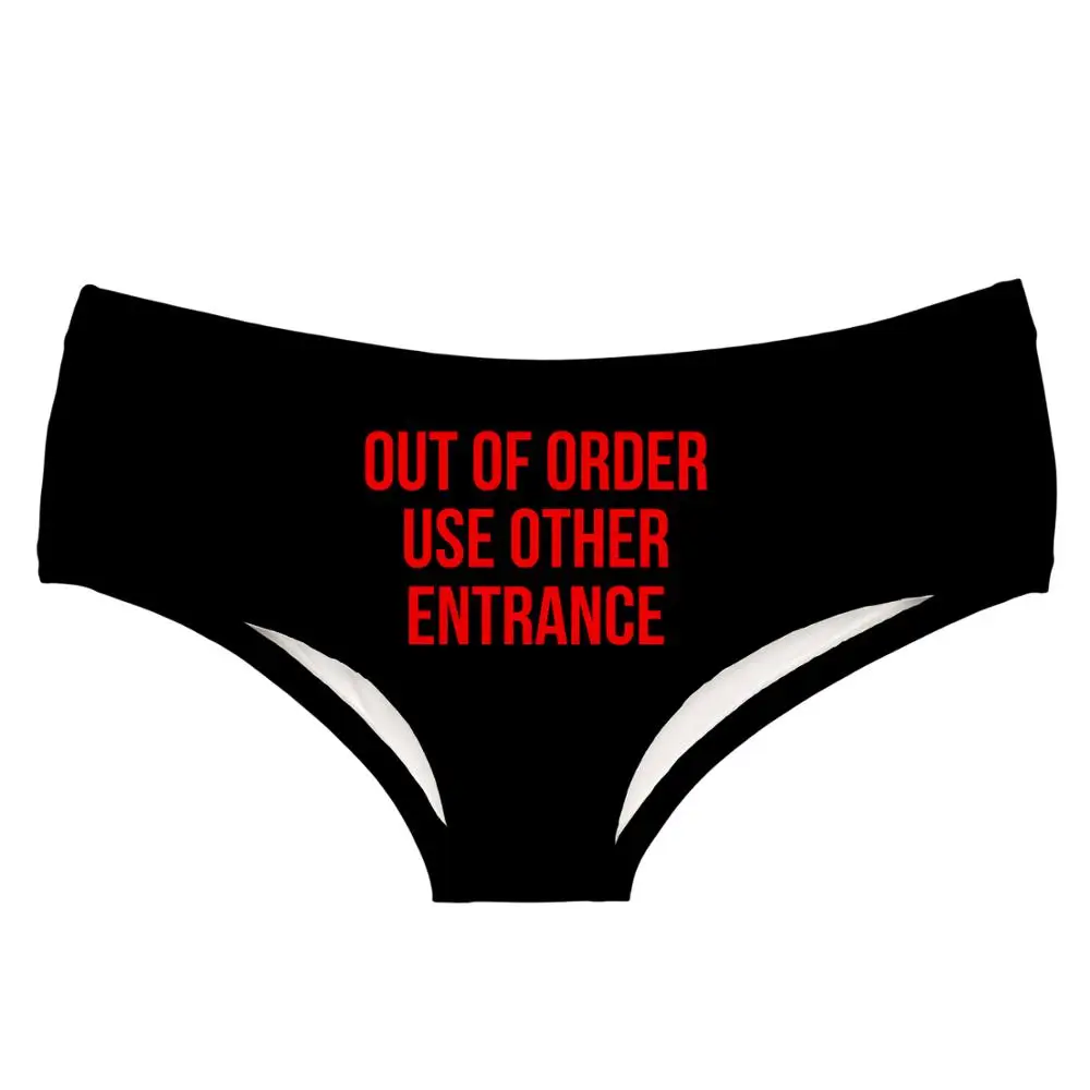 

DeanFire Super Soft Women 3D Panties Underwear OTHER ENTRACE LETTER Print Kawaii Push Up Sexy Briefs lingerie thong for female