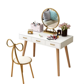 

Nordic Creative Butterfly Chair Simple Girl Heart Theme Restaurant Chair Beauty Makeup Chair Dressing Golden Chair Stool