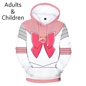 

3D Sailor Moon Men's and Women's Fashion Hoodie Men's and Women's Kids Pullovers Comics Children's Best-selling Character
