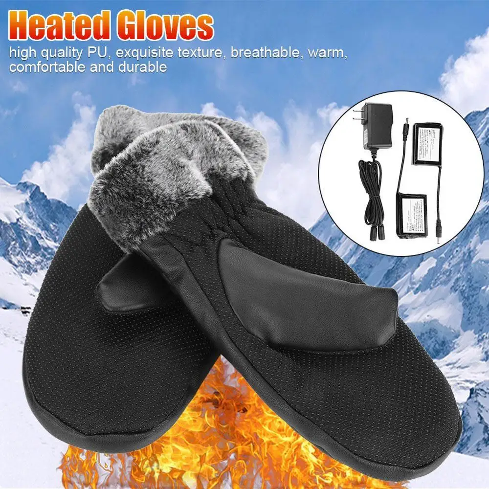Лыжные перчатки водонепроницаемые перчатки с функцией сенсорного экрана сноуборд перчатки с подогревом теплые снегоходные перчатки для мужчин и женщин