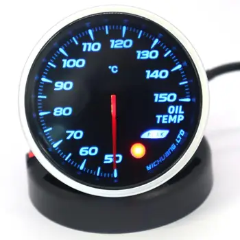 

Gas Temperature Temp Gauge with Probe Sensor Pointer Monitor 50~150