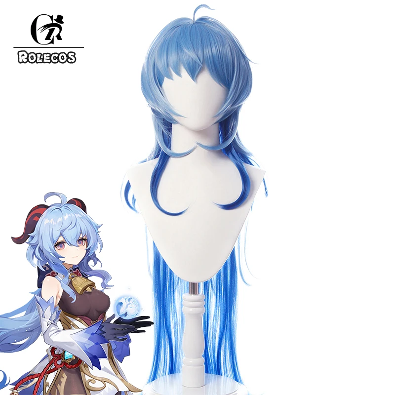ROLECOS Genshin Impact Ganyu Cosplay Costumes Genshin Impact Cosplay Costumes Ganyu Costume Women Dress Full Set Game Cosplay