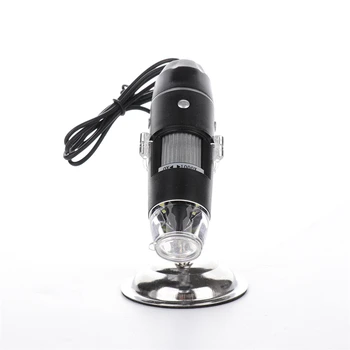 

Handheld Portable 0-1000X Digital Microscope USB Interface Electron Microscopes with 8 LEDs with Bracket