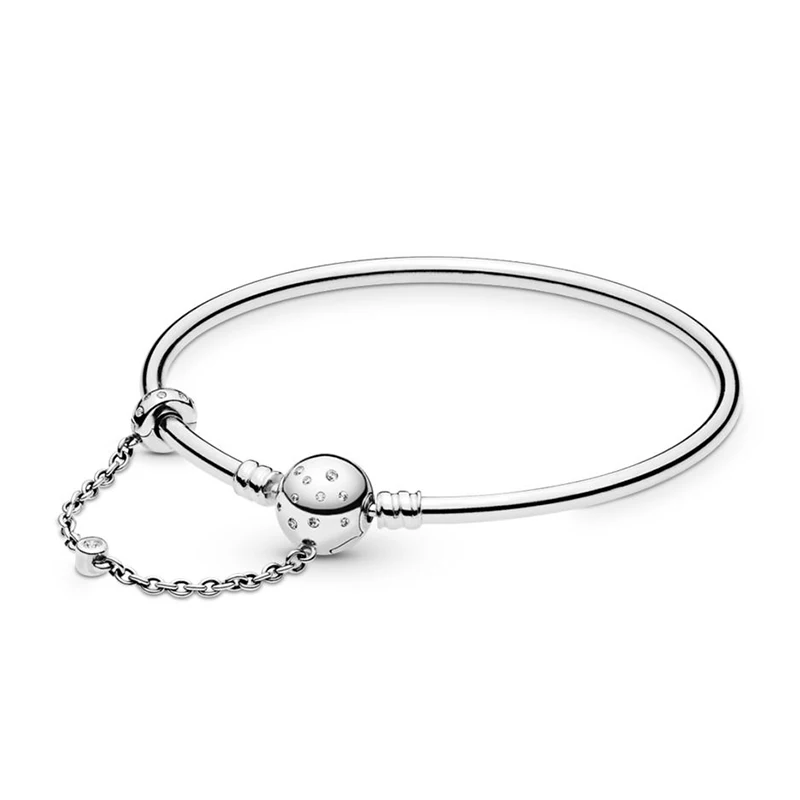 

2019 NEW 100% 925 Sterling Silver Limited Edition Moments True Uniqueness Bangle Fit Women Send Girl Bracelet DIY Jewelry Gift