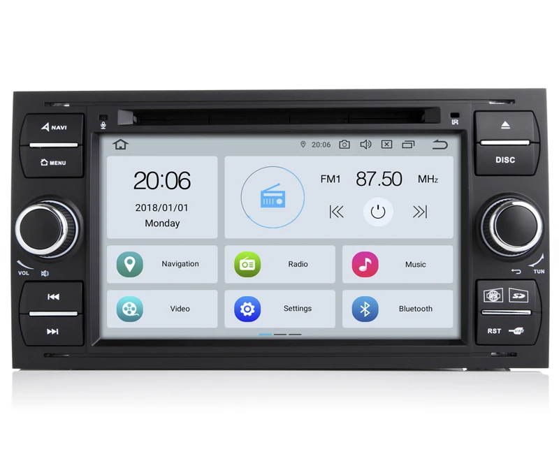 Система COIKA Android 9 0 автомобильный DVD головное устройство для Ford Transit Focus Kuga Fiesta Connctor