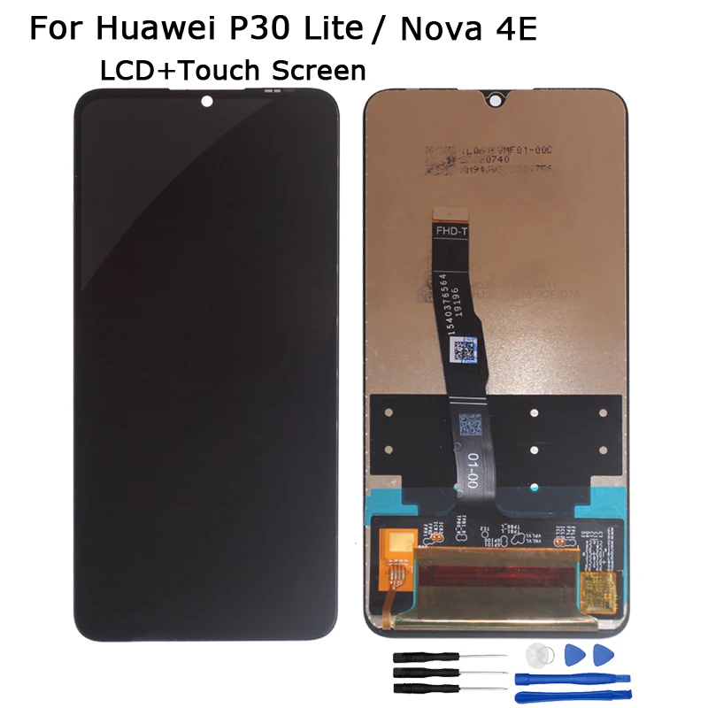 Оригинальный ЖК-дисплей для HUAWEI P30 Lite дисплей с сенсорным экраном дигитайзер Huawei