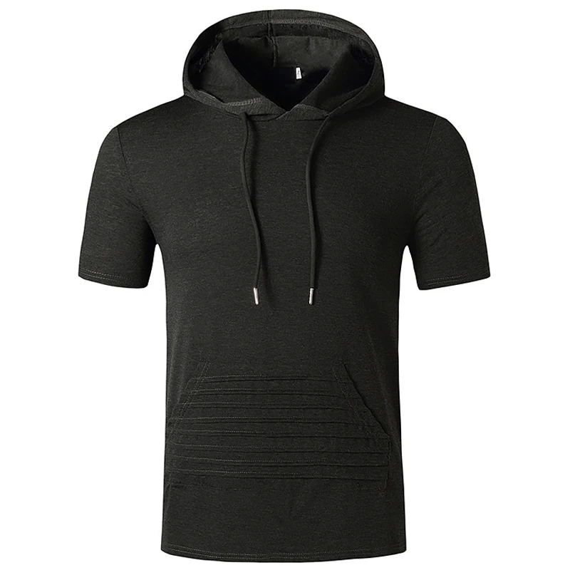 Wine Red T Shirt Men Workout Casual 
