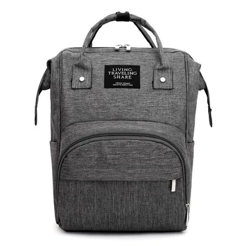 

Grey Large Capacity Diaper Bag Backpack Waterproof Multifunctional Travel Mummy Bag New Maternity Baby Nappy Changing Bags