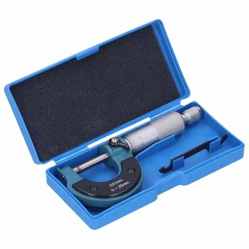 0‑25MM 0.01mm Precise Gauge Micrometer Thread Scale Outside Micrometer