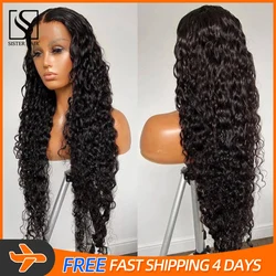 Curly Human Hair Wig Natural Hair Deep Wave 13*4 Lace Front Brazilian Human Hair Wigs For Women 150% Remy Lace Front Wigs