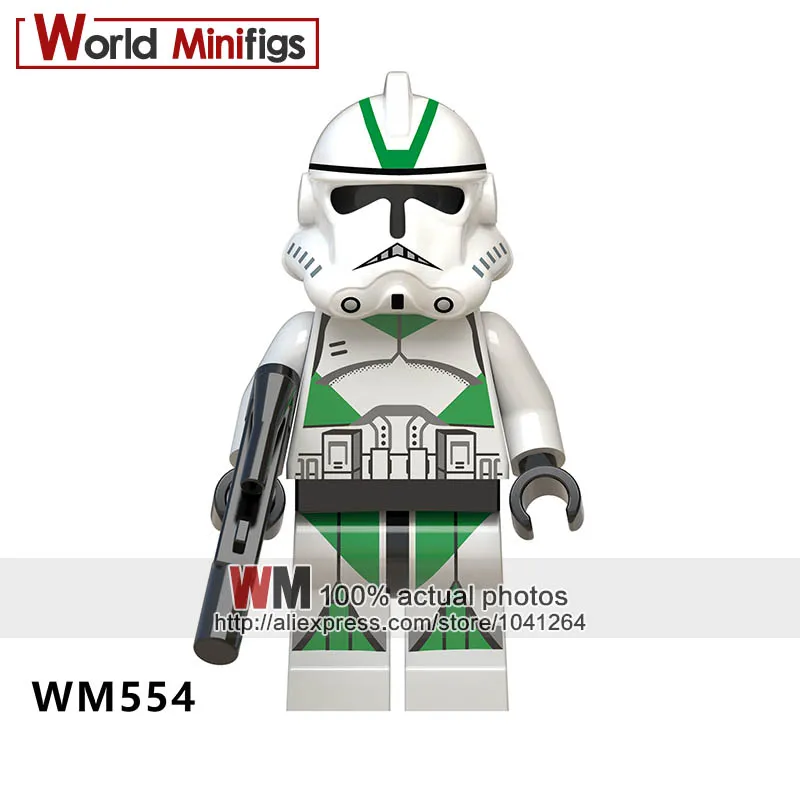 

Single Sale Building Block Rare Ep 3 Swamp Trooper Imperial Red Clone Shock Trooper Christmas Gifts Toys for children