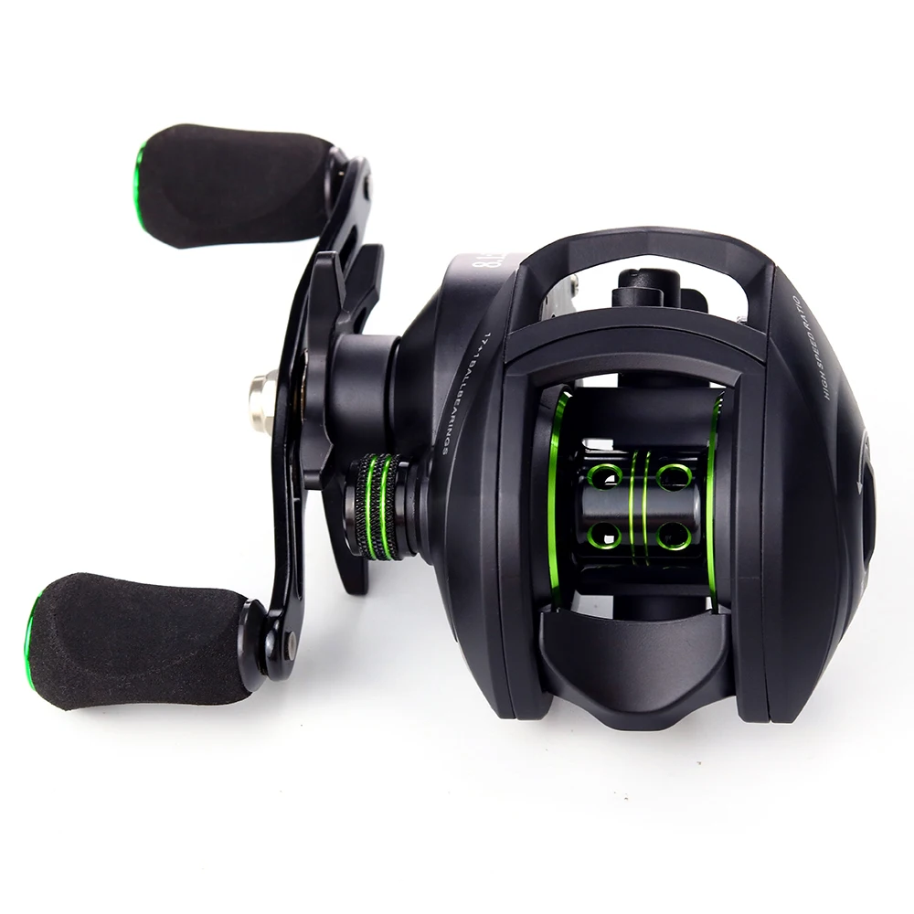 2022 New 8kg Max Drag Baitcasting Fishing Reel Professional Ultra Light 8.1:1/7.2:1 Gear Ratio Carp Wheel Carp Casting