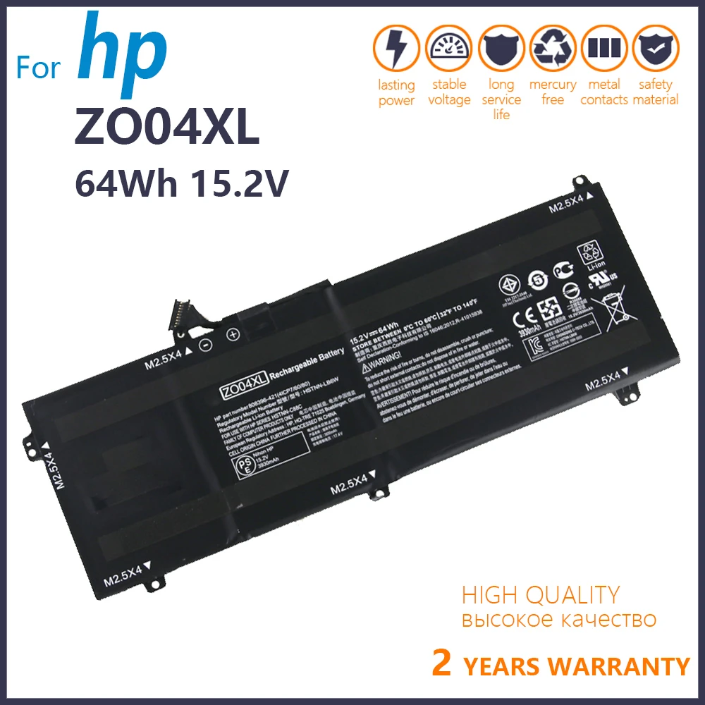 Оригинальный аккумулятор ZO04XL для ноутбука HP ZBook Studio G3 808396-421 808450-001 | Компьютеры и
