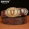 Classical Designer Sheep Head Bucke Belt Genuine Leather Belt for Men ► Photo 1/6