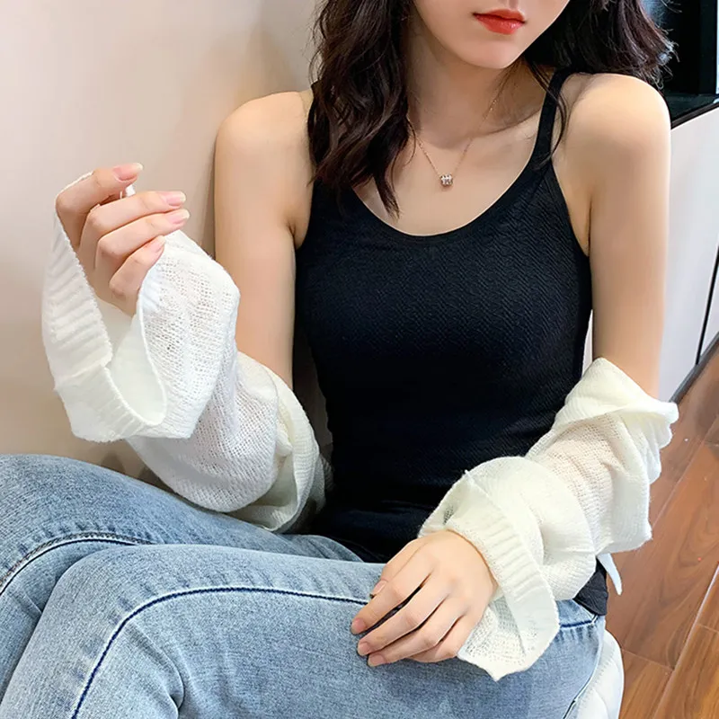 Korean Women Camis Tops Plus Velevt Woman Inner Strap Top Woman Sleeveless Thick Camis Plus Size Women Basic Thermal Tank Top XL