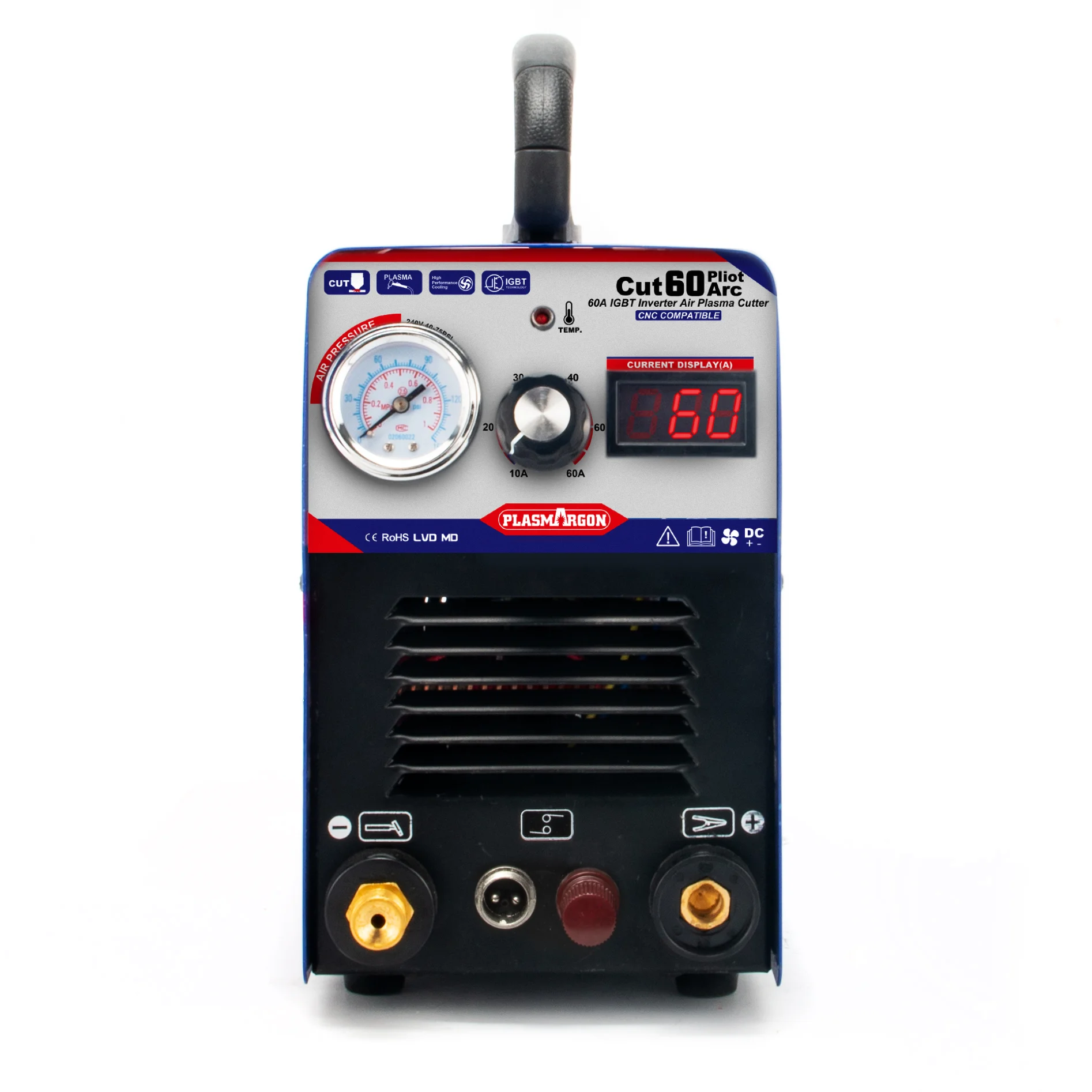 CUT60P Pilot Arc plasma cutter Cnc Non HF Cutting Machine двойное напряжение 60A 1 18 мм Металл