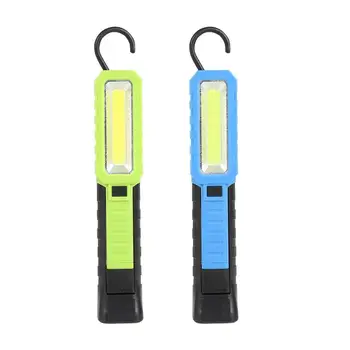 

COB Outdoor Working Flashlight Portable Durable IP44 Waterproof 2 Stalls Torch Magnetic Working Lighting Lamp with Hook