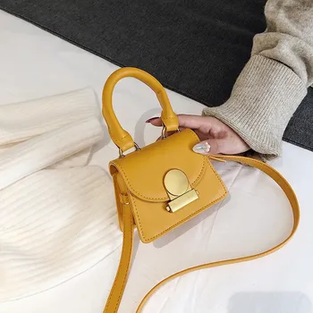 

Mini Shoulder Bags For Women Leather Hand Bag Trendy Candy Color Cross body Bag Women Clutches Luxury Handbag And Purse