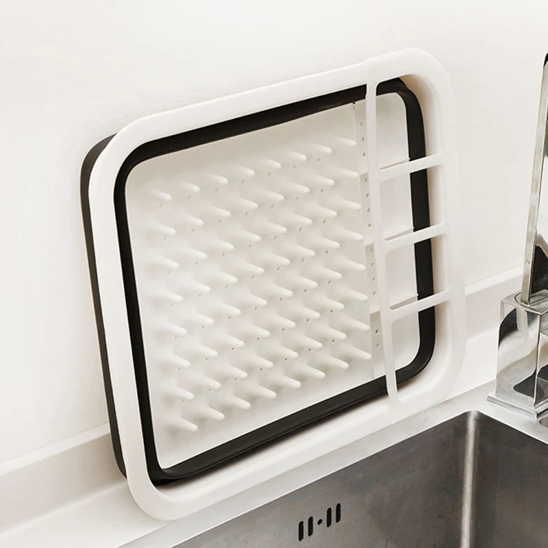 Стеллаж для кухонной посуды Складная полка хранения овощей корзины фруктов